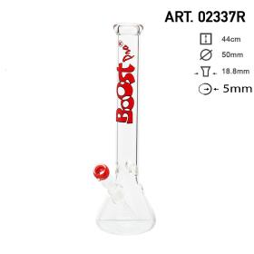Boost Pro Beaker Bong Rot H:44cm 5mm NS18,8mm
