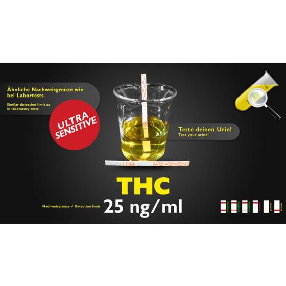 CleanU Teststreifen Urin THC sensitiv 25ng/ml