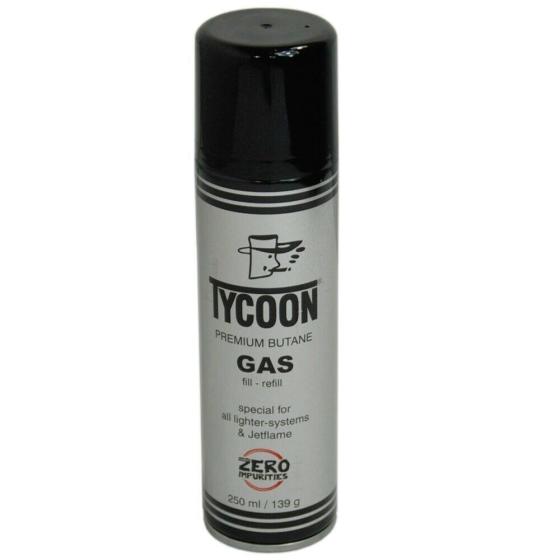 Tycoon Feuerzeuggas, 100% reines Butan, 250ml/139g