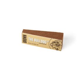 Bulldog Filter Tips Eco Braun, schmal u. perforiert