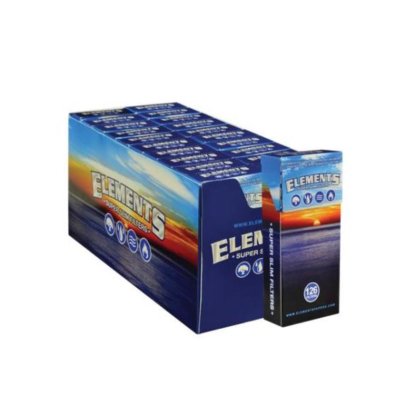 Elements Super Slim Filter, 126stk Box