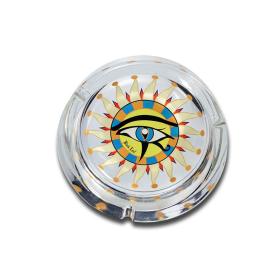 Aschenbecher Glas gro&szlig; Horus Eye (Auge)