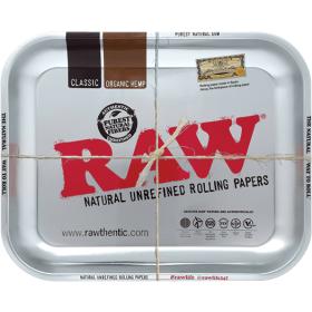 Raw Roll Tray LARGE - RAW Metal Silber