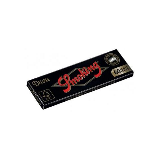 Smoking Deluxe King Size slim 33 Blatt (schwarz)