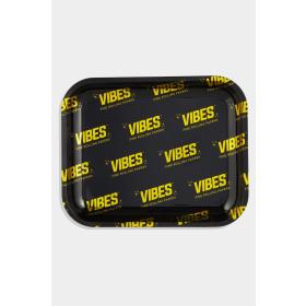 Vibes Rolling Tray Large Gold/Black 33 x 28 cm