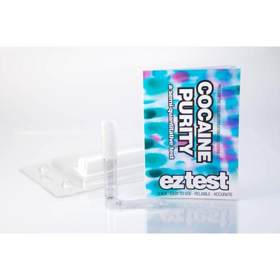 EZ Test Quicktest Kokain "cocaine purity", Kokain Reinheit, Einweg