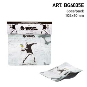 G-Rollz Smellproof Bag Mylar "Banksys Flower...