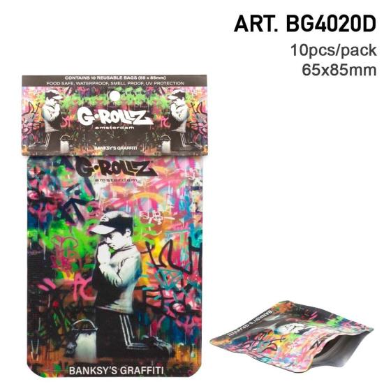 G-Rollz Smellproof Bag Mylar "Pop" 65x85mm