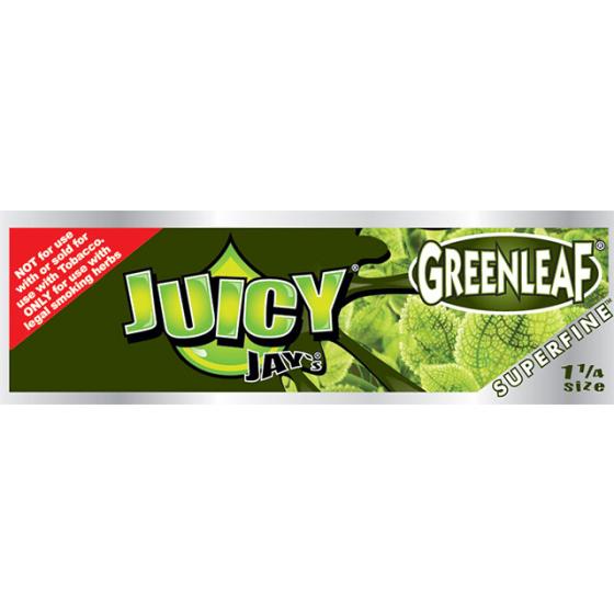 Juicy Jay&acute;s&reg; 1 1/4 &quot;Greenleaf&quot;, 32 Leaves