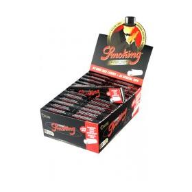 Smoking Deluxe King Size slim 33 Blatt + Tips, schwarz