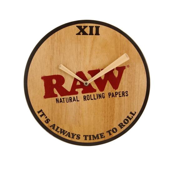 RAW Clock, Wanduhr aus Holz