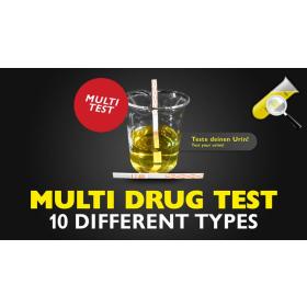 CleanU Teststreifen Urin Multi E10 Standard THC50,...
