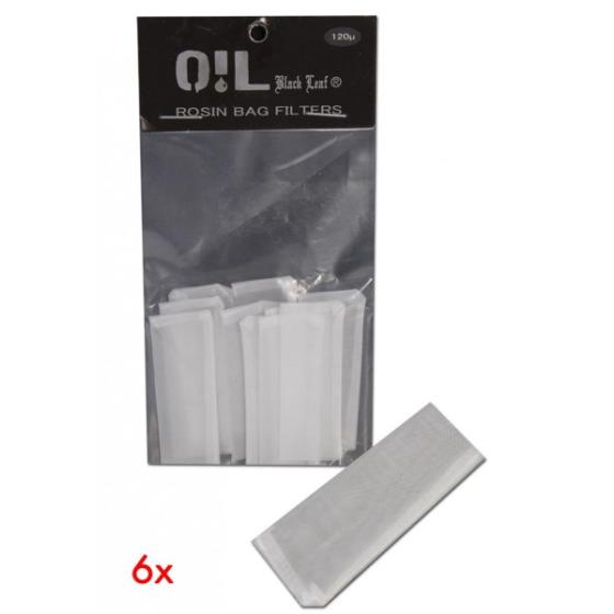 Oil Black Leaf Rosin Bag Filterbeutel 10Stk., 120 micron, 50x20mm, Gr. S